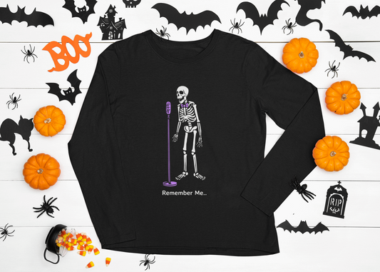 Dia de los Muertos “Remember Me…” Skeleton Serenade Sweatshirt | Coco-Inspired Halloween Apparel - Boston Print Co.