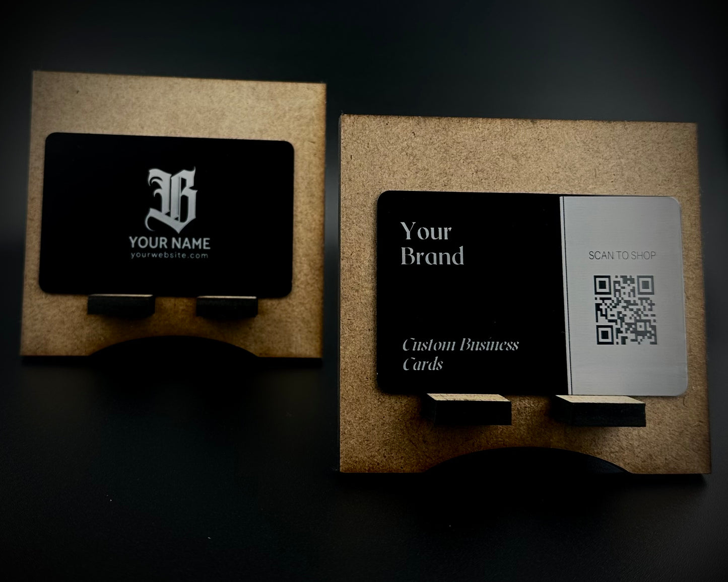 Custom Engraved Metal Business Cards
