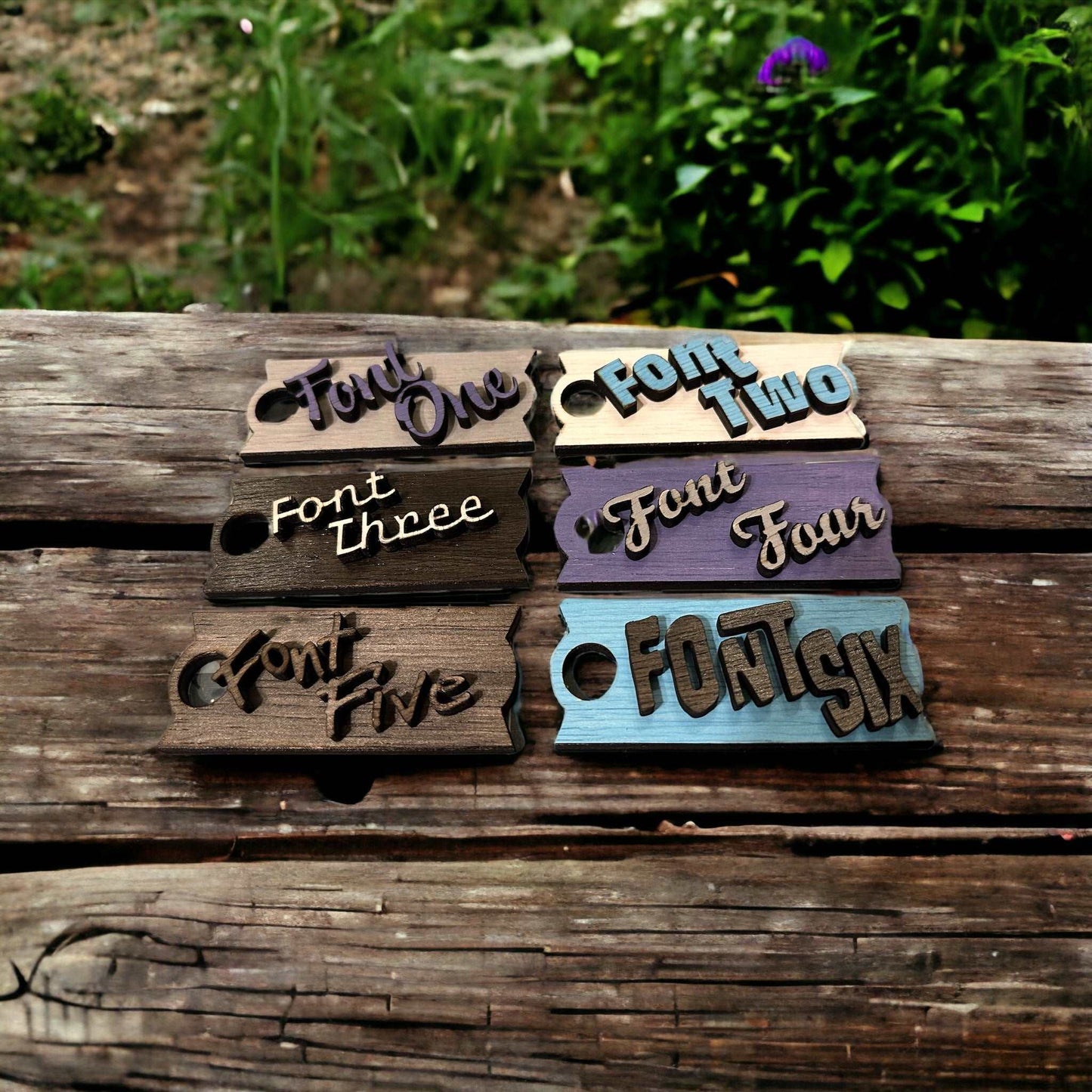 Sustainable Wooden Name Tags for Stanley 40oz Tumblers - Eco-Friendly Personalization with Stylish Wood Stains - Boston Print Co.