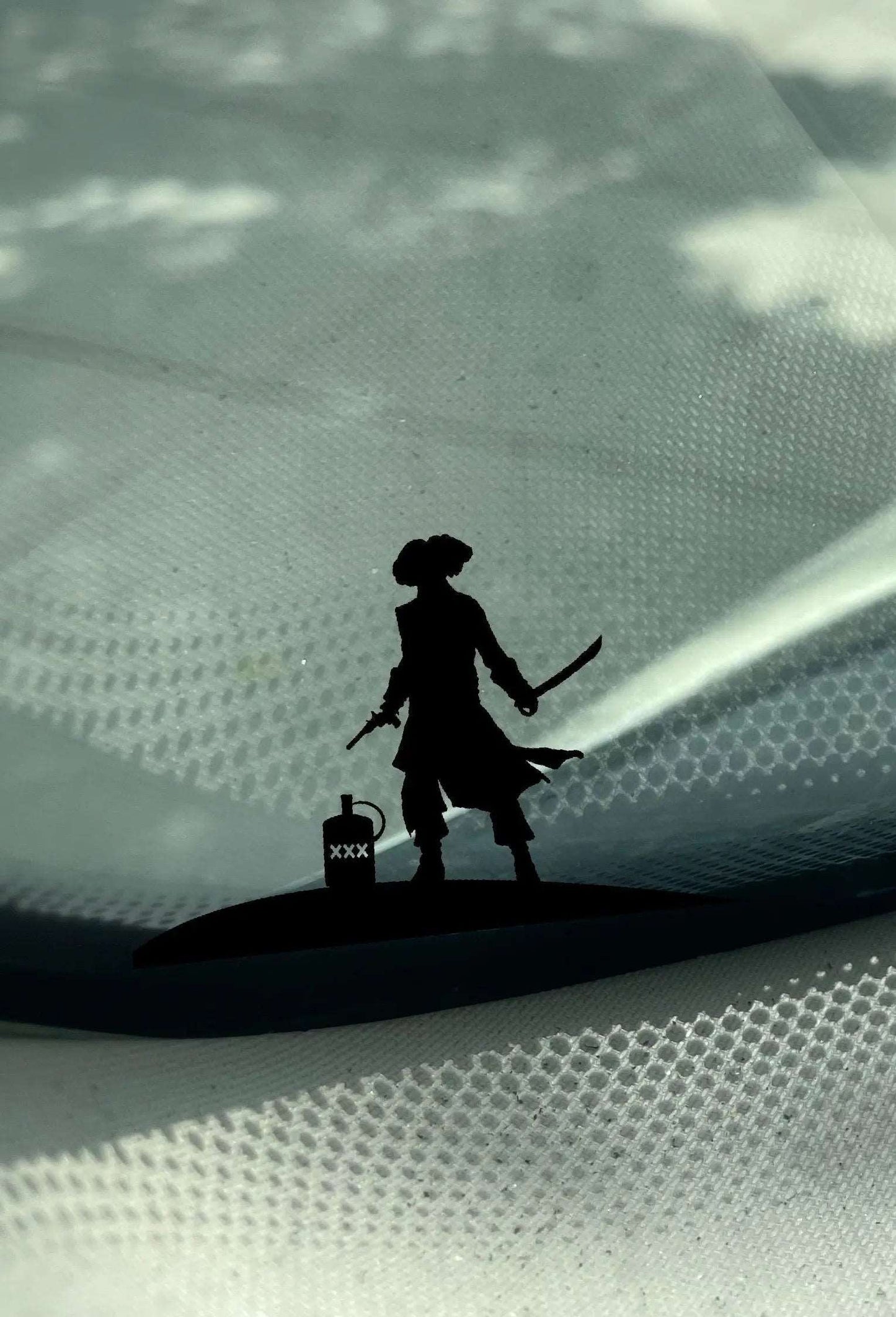 Tiny Pirate Easter Egg Decal | Oracal 651 Vinyl | Professional Transfer Tape | Perfect for Car Windshield Decoration - Boston Print Co.