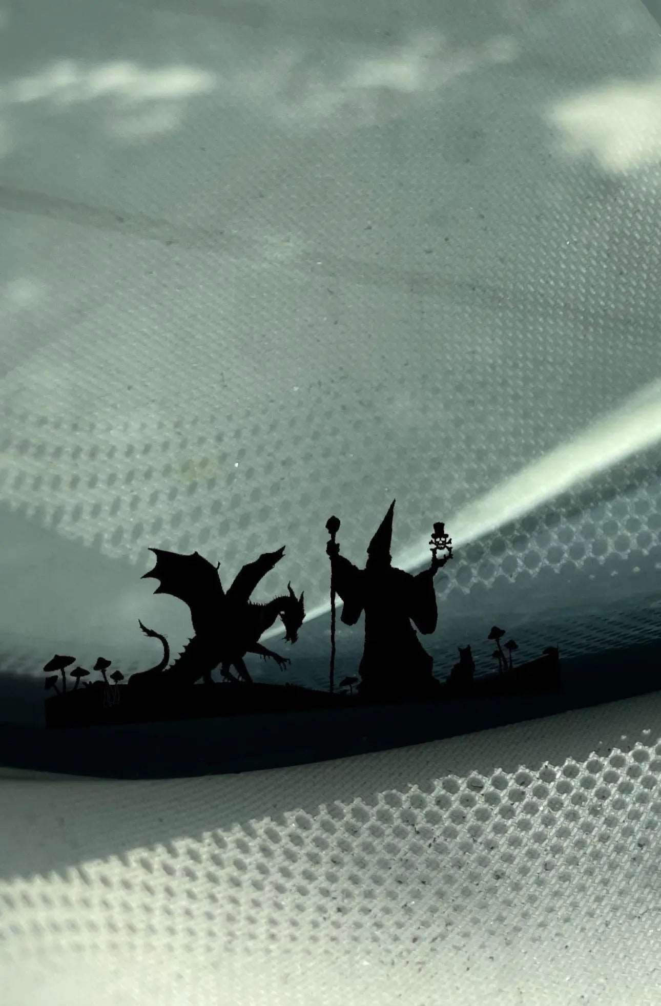 Wizard Battling a Dragon Easter Egg Decal for Fantasy Enthusiasts! - Boston Print Co.