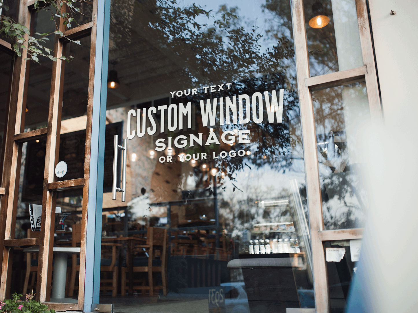 Premium Custom Signage Decal - Large Size | Weather-Resistant Vinyl | Personalized Design - Boston Print Co.