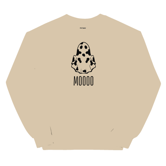 Halloween MOOOO Ghost Cow Sweatshirt | Cute & Cozy - Boston Print Co.