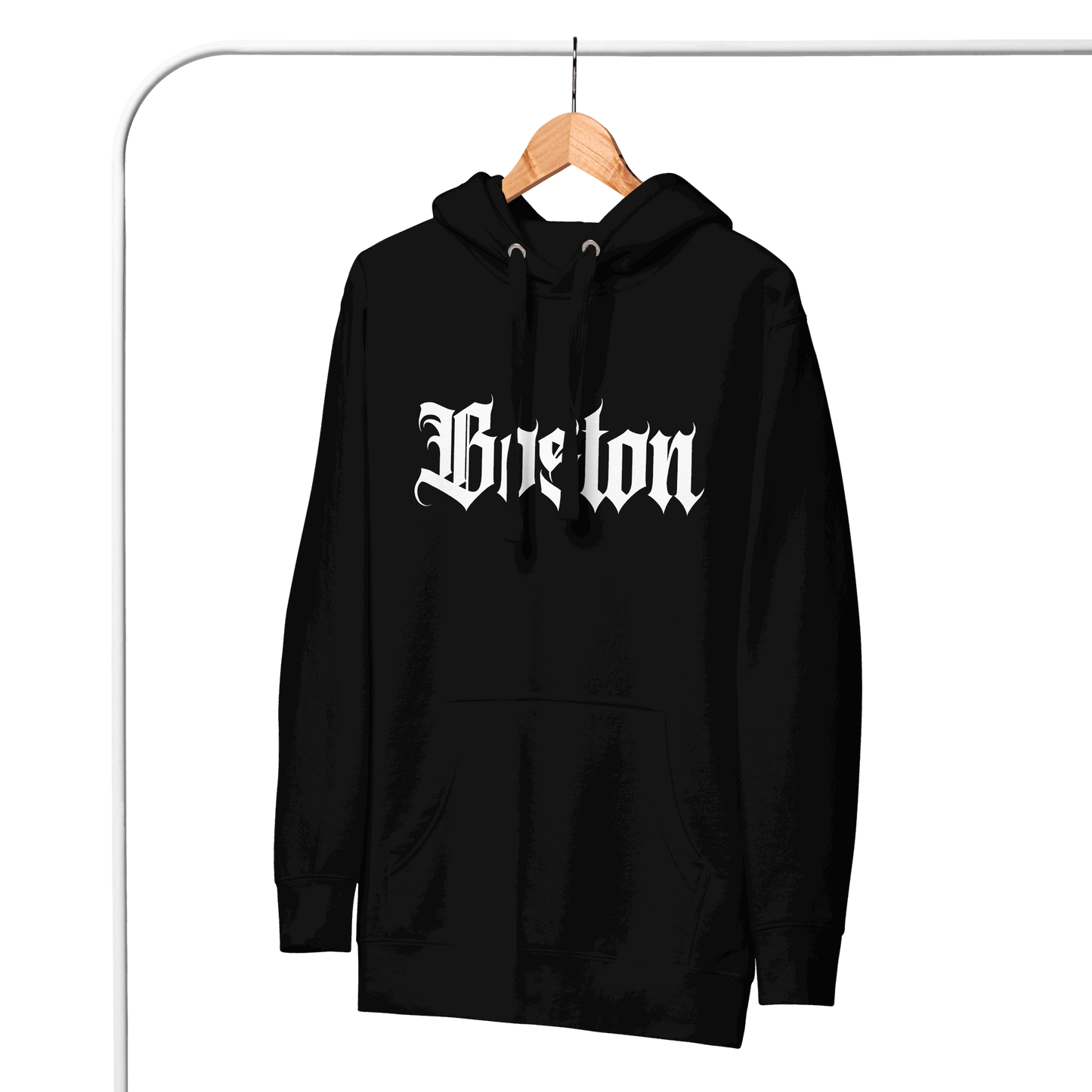 Classic Boston Old English Heavyweight Hoodie - Premium Cotton/Poly Blend - Boston Print Co.