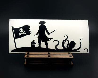 Pirate and Kraken Decal