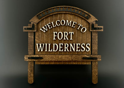 Welcome To Fort Wilderness Sign