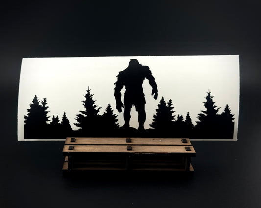 Sasquatch in the Woods Decal