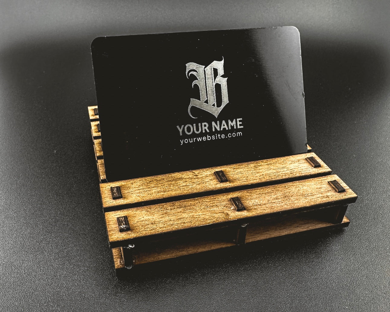 Custom Engraved Metal Business Cards (Set of 10)