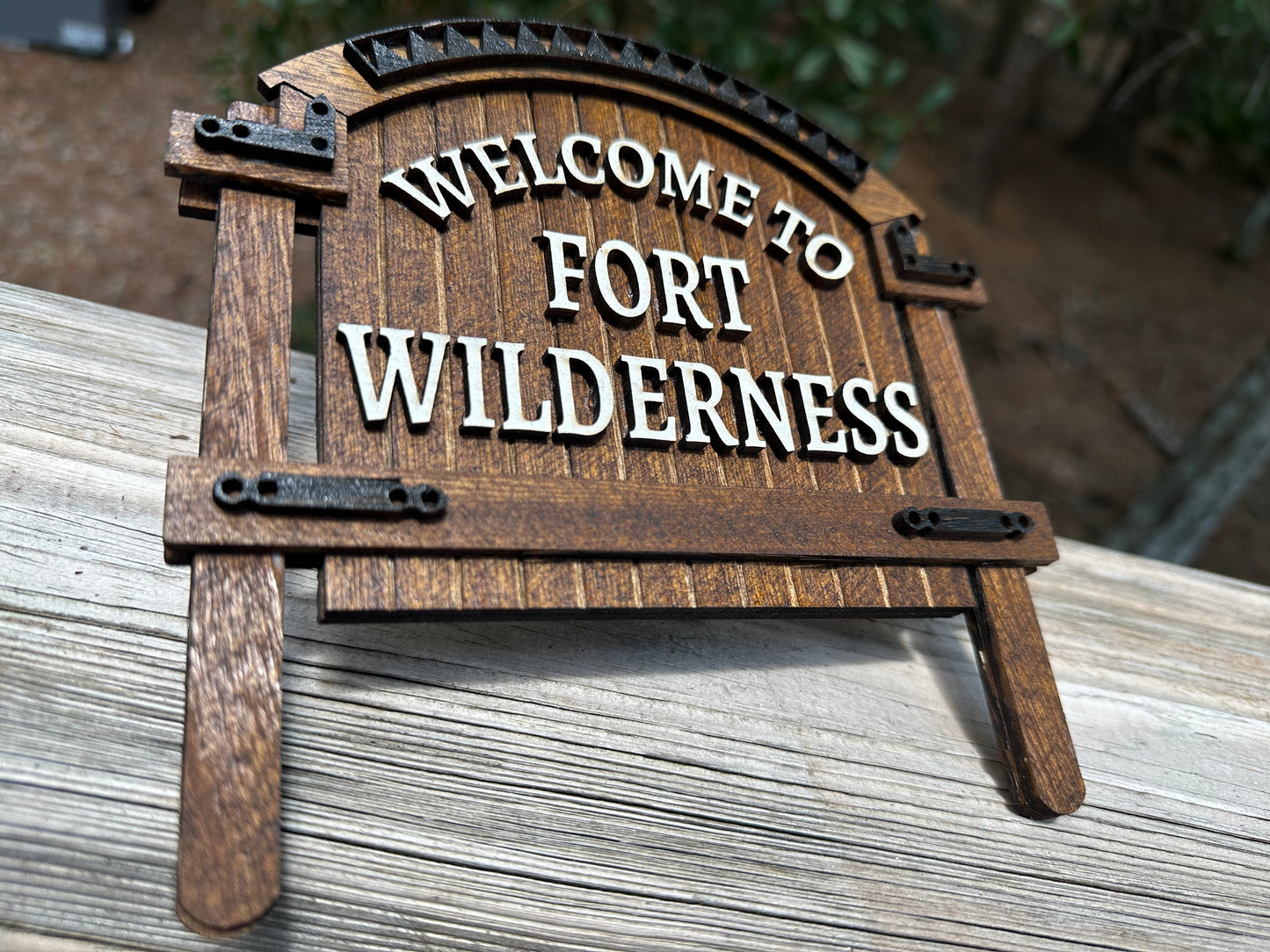 Welcome To Fort Wilderness Sign