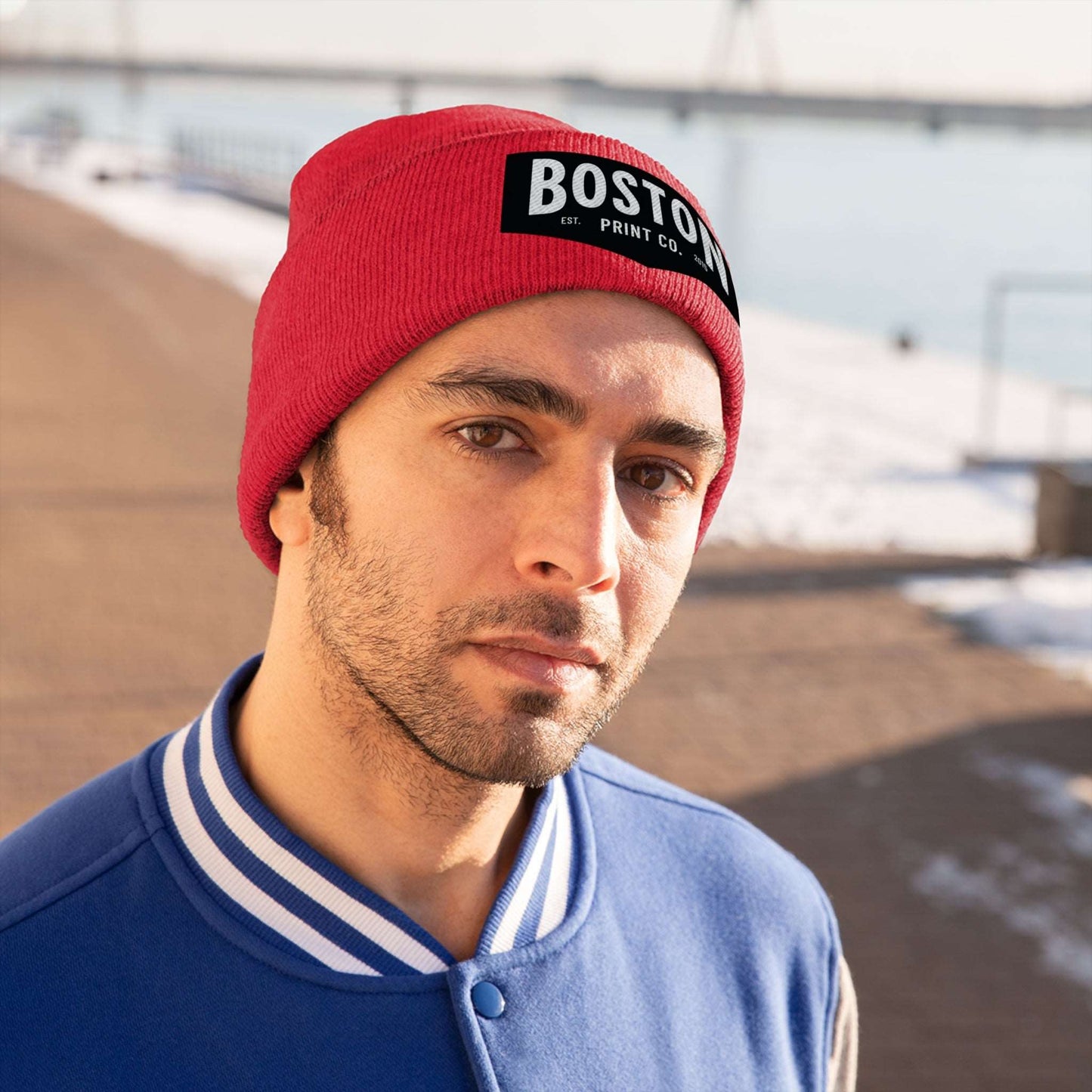 Boston Print Co Knit Beanie - Boston Print Co. 