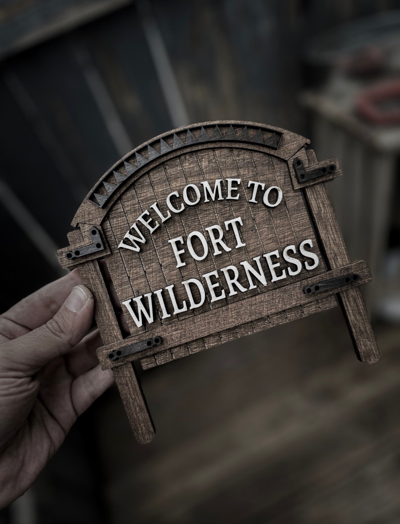 Welcome To Fort Wilderness Sign