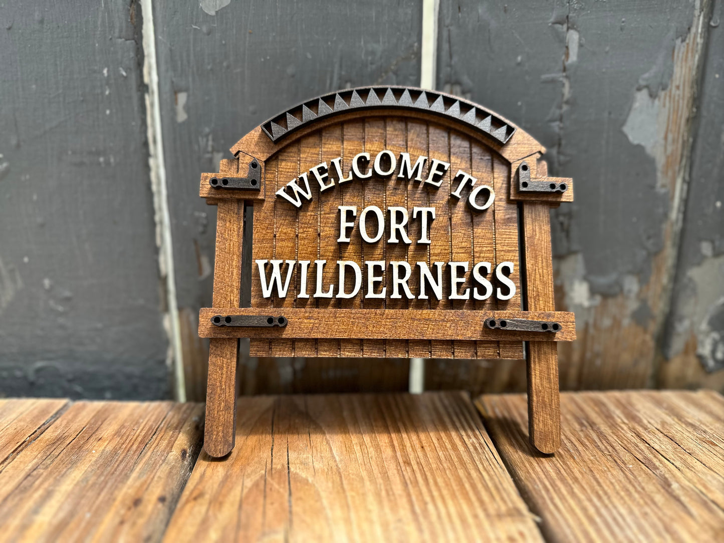 Welcome To Fort Wilderness Sign