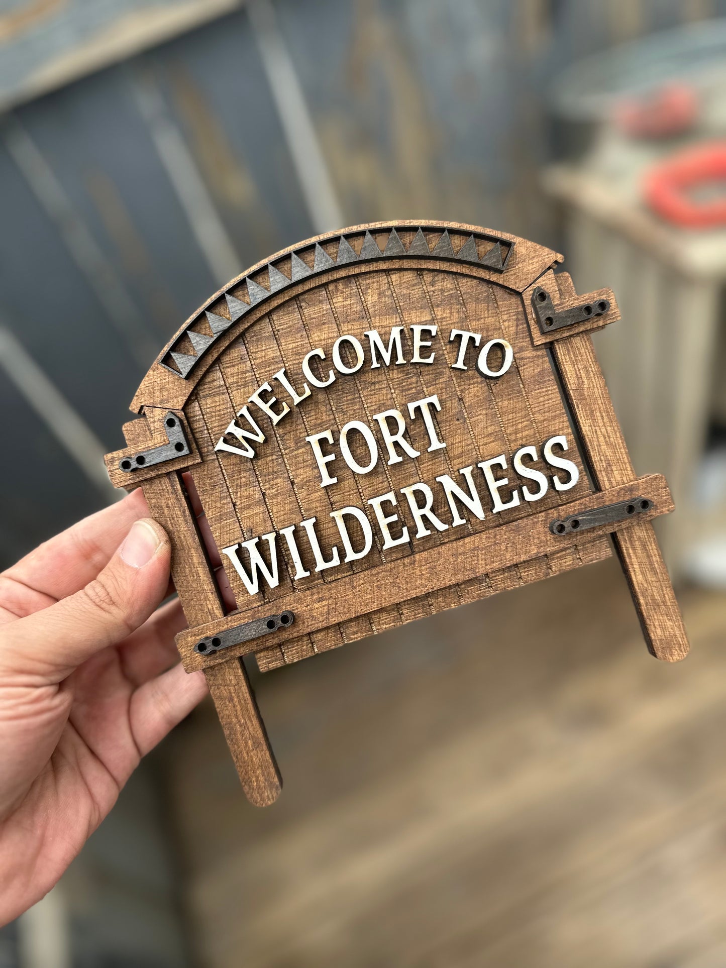 Welcome To Fort Wilderness Sign