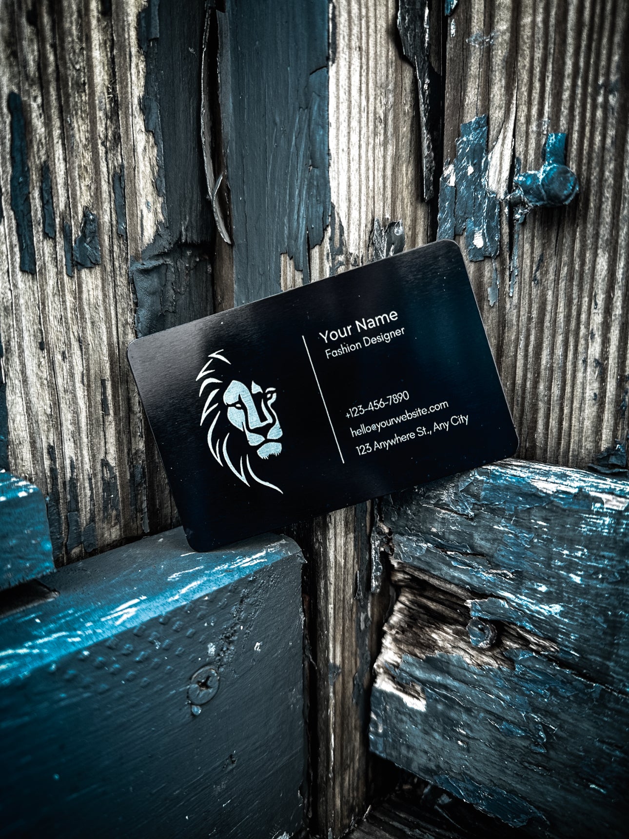 Custom Engraved Metal Business Cards (Set of 10)