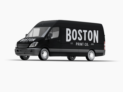 Custom Fleet Decals for Trades and Businesses (Pack of 2) - Promote Your Brand on Contractor Vans - Large Van Decals - Fast Shipping - Boston Print Co. 