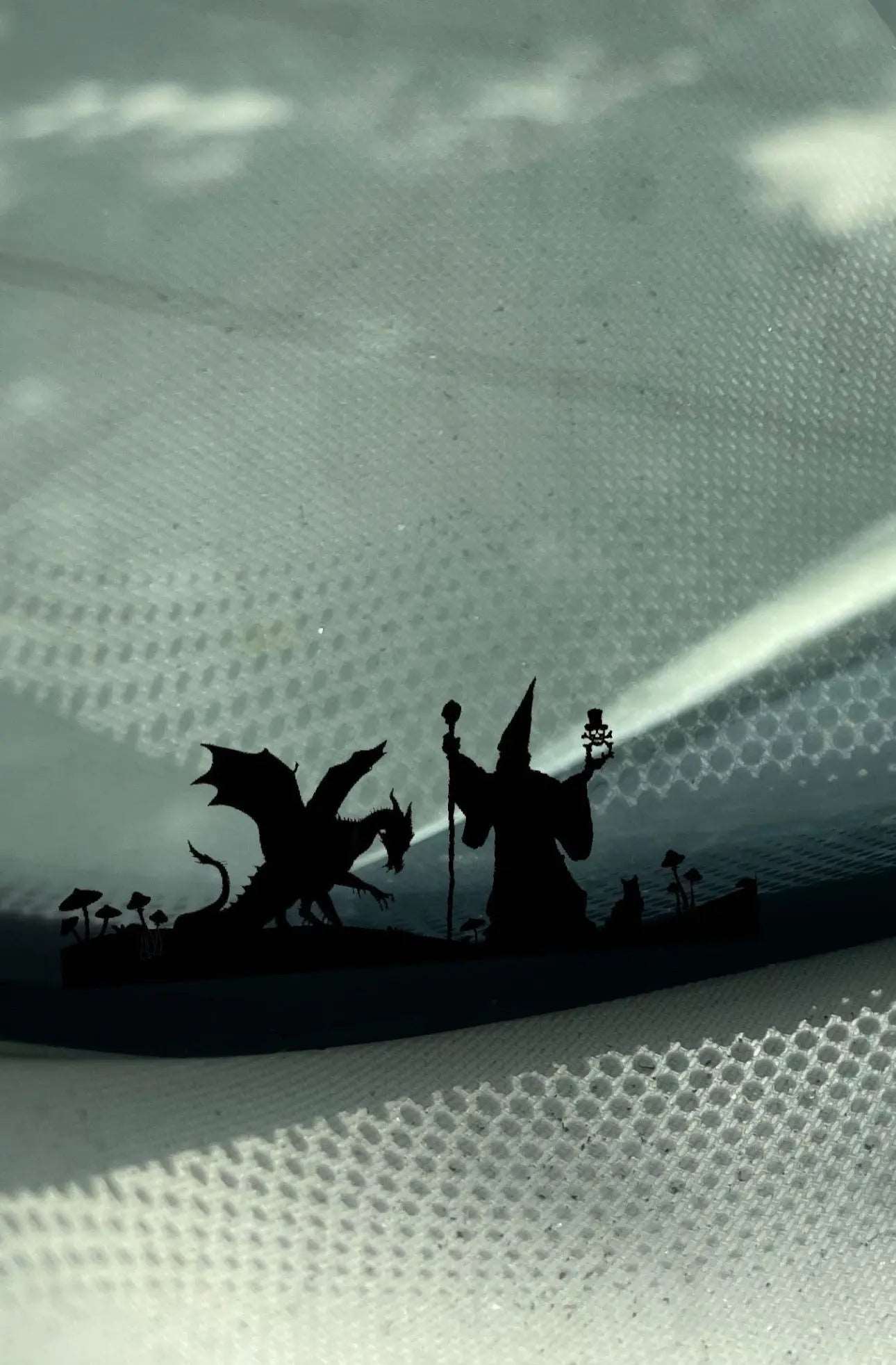 Wizard Battling a Dragon Easter Egg Decal for Fantasy Enthusiasts! - Boston Print Co. 