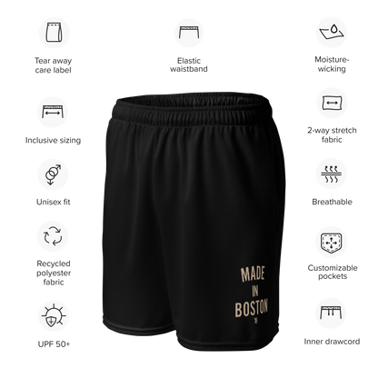 "Made in Boston" Mesh Shorts | Lightweight and Breathable | Boston Print Co.