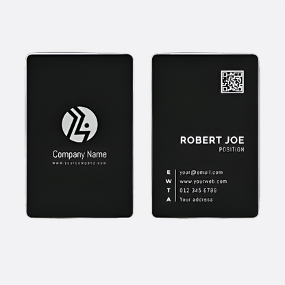 Custom Engraved Metal Business Cards (Set of 10)