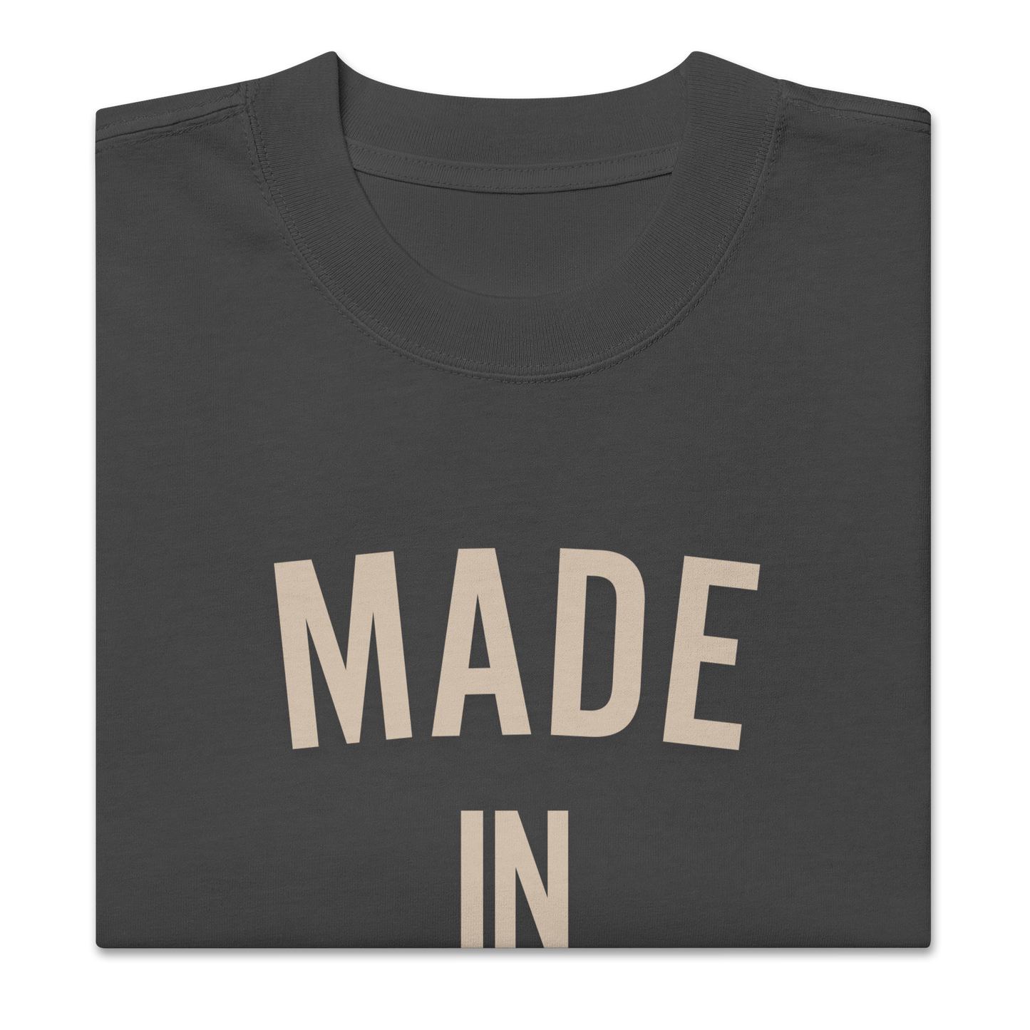 “Made in Boston" Boxy Oversized T-Shirt | 100% Carded Cotton | Boston Print Co.