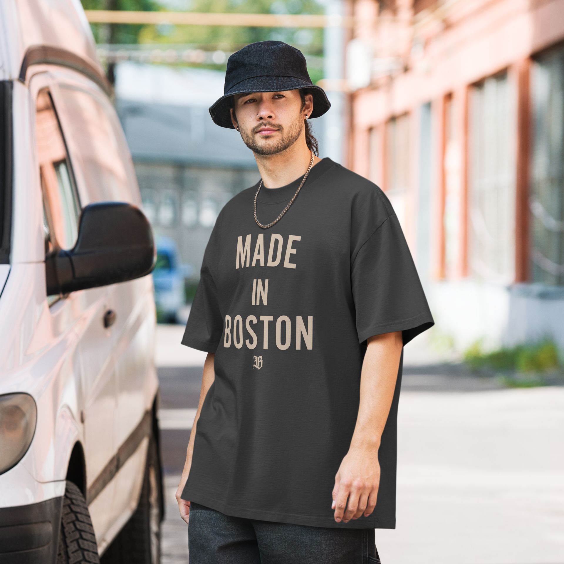 Made in Boston T-Shirt | Premium Boxy Oversized Fit | Boston