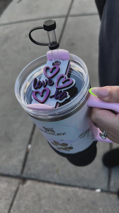 Valentine’s Day Tumbler Lid Topper