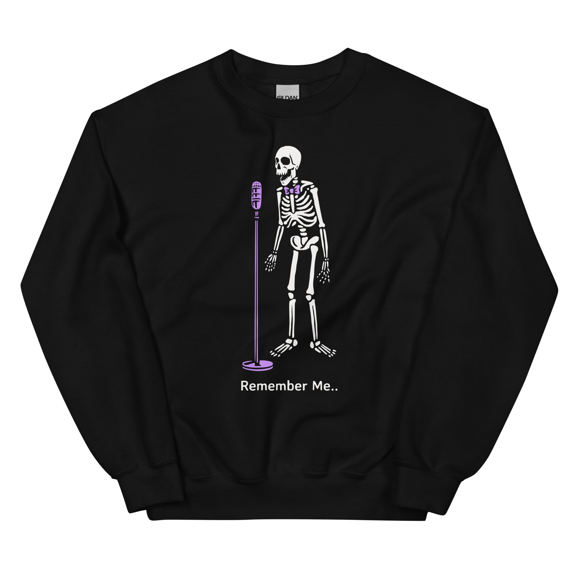 Dia de los Muertos “Remember Me…” Skeleton Serenade Sweatshirt | Coco-Inspired Halloween Apparel - Boston Print Co. 