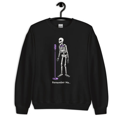 Dia de los Muertos “Remember Me…” Skeleton Serenade Sweatshirt | Coco-Inspired Halloween Apparel - Boston Print Co. 