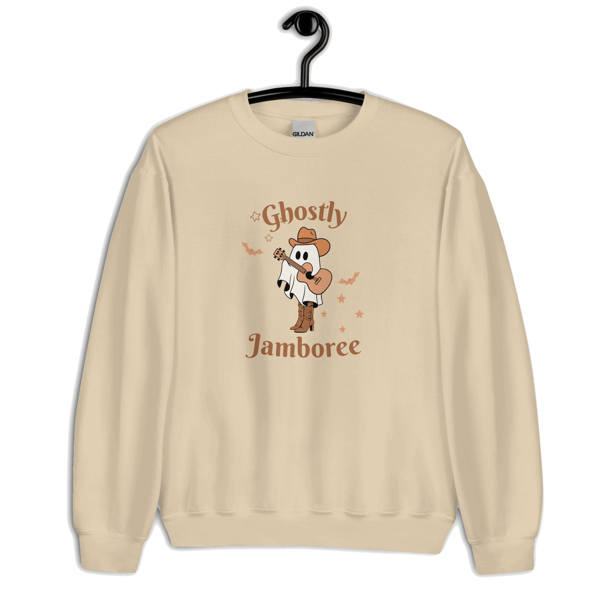 Ghostly Jamboree Cowboy Ghost Shirt - Hauntingly Stylish Western Wear - Boston Print Co. 