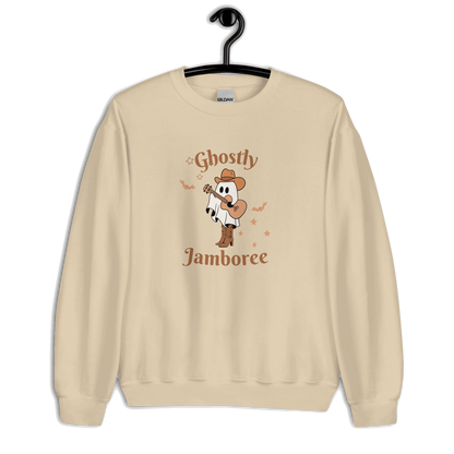 Ghostly Jamboree Cowboy Ghost Shirt - Hauntingly Stylish Western Wear - Boston Print Co. 